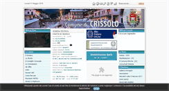 Desktop Screenshot of comune.crissolo.cn.it