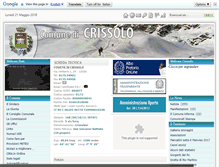 Tablet Screenshot of comune.crissolo.cn.it